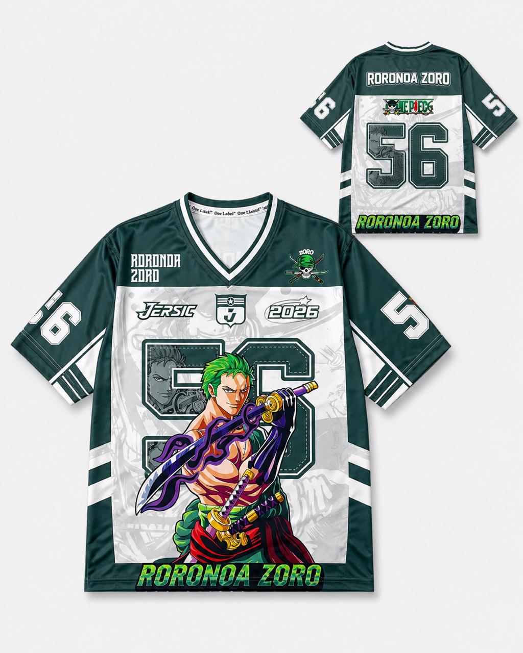 One Piece Anime Football Jersey Collection – Premium Oversized Fan Edition