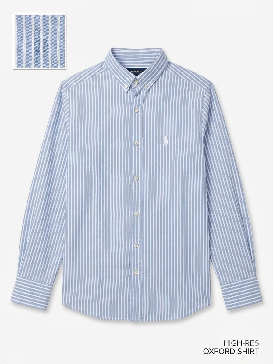 Premium Oxford Vertical Stripe Shirt