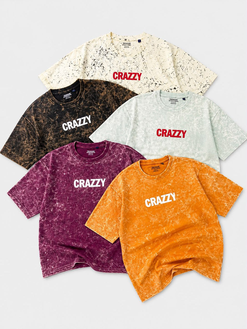 Crazzy Jakarta Oversized Acid Wash T-Shirt