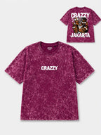Crazzy Jakarta Oversized Acid Wash T-Shirt