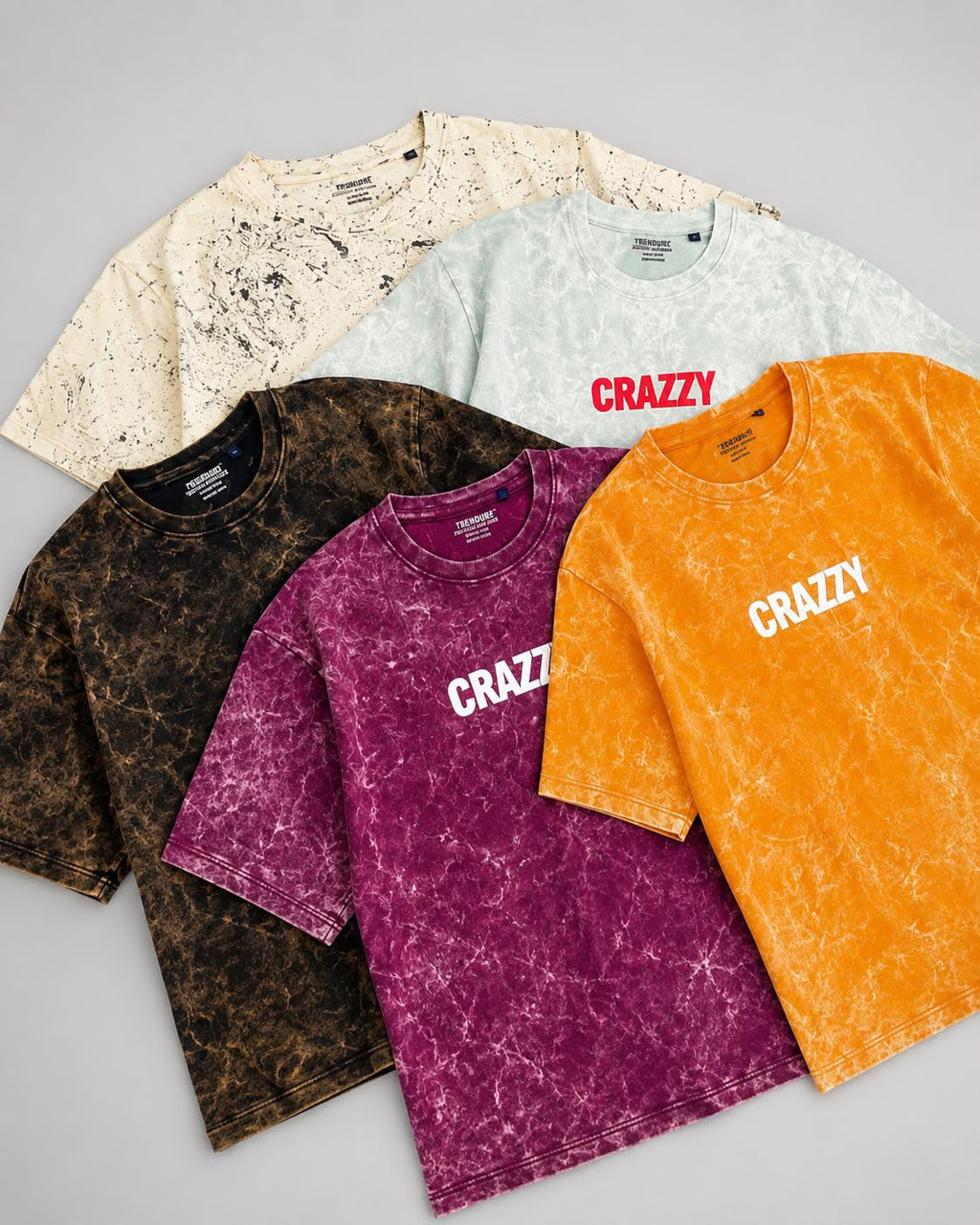 Crazzy Jakarta Oversized Acid Wash T-Shirt