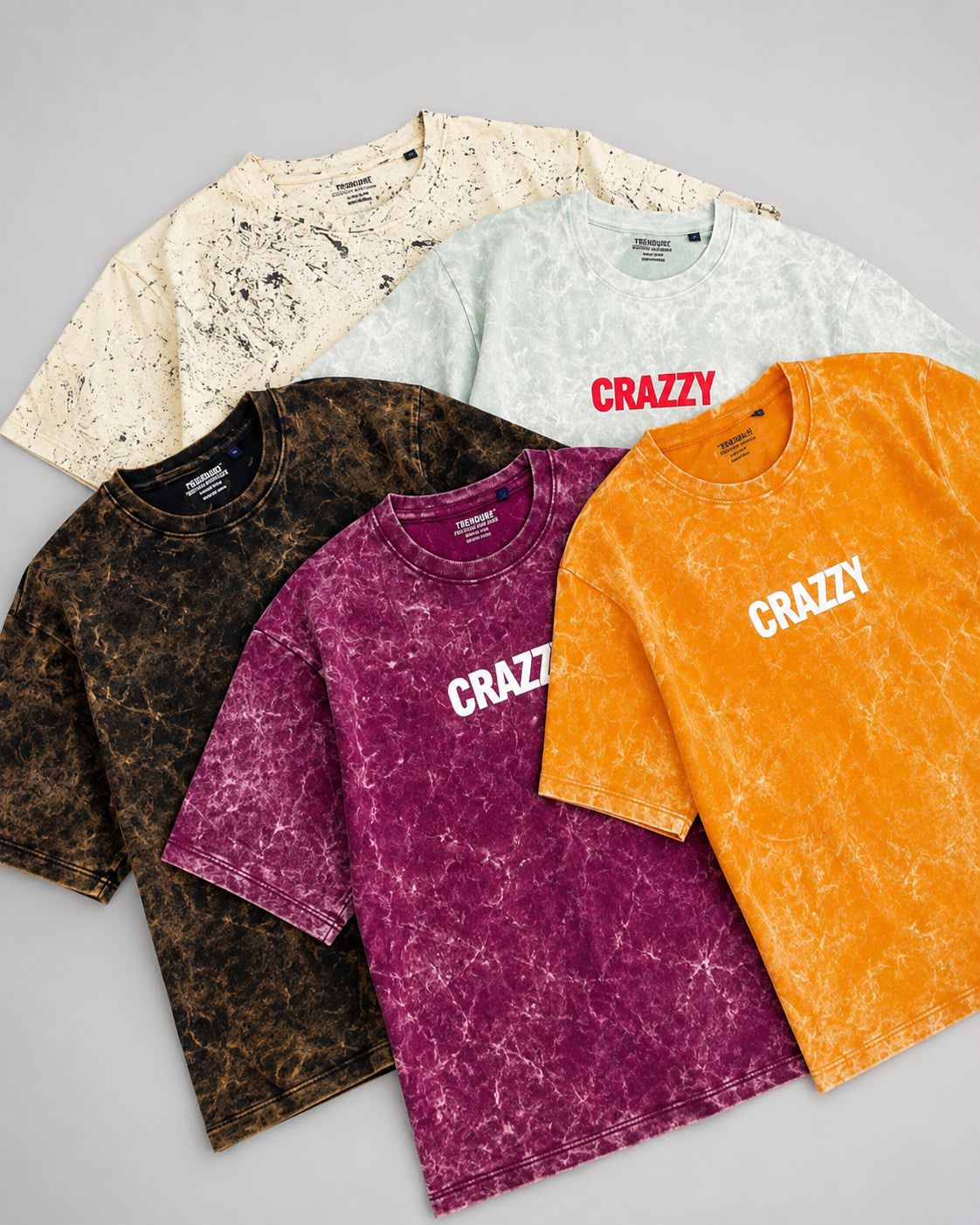 Crazzy Jakarta Oversized Acid Wash T-Shirt