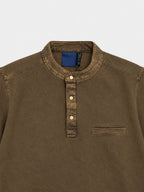 Heritage Wash Mandarin Collar T-Shirt