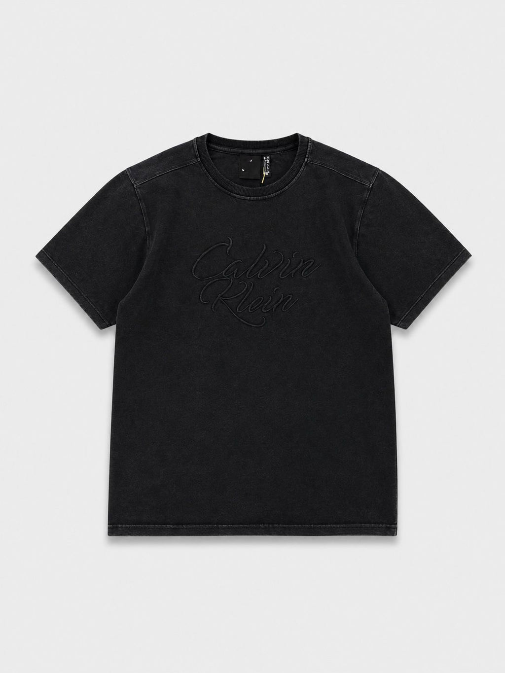 Vintage Wash Embossed Signature T-Shirt