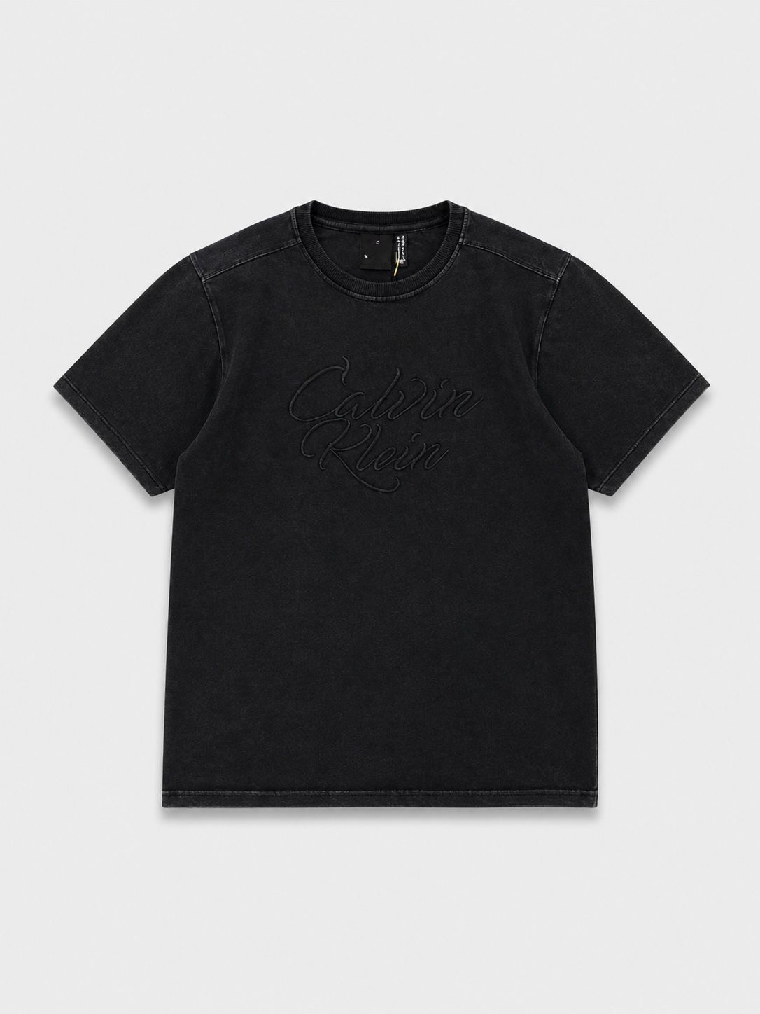 Vintage Wash Embossed Signature T-Shirt