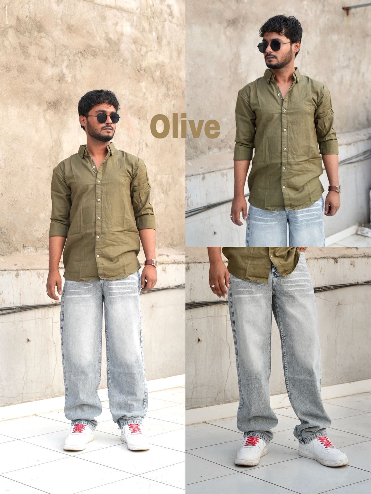 Candy Shirts / Straight Fit jeans