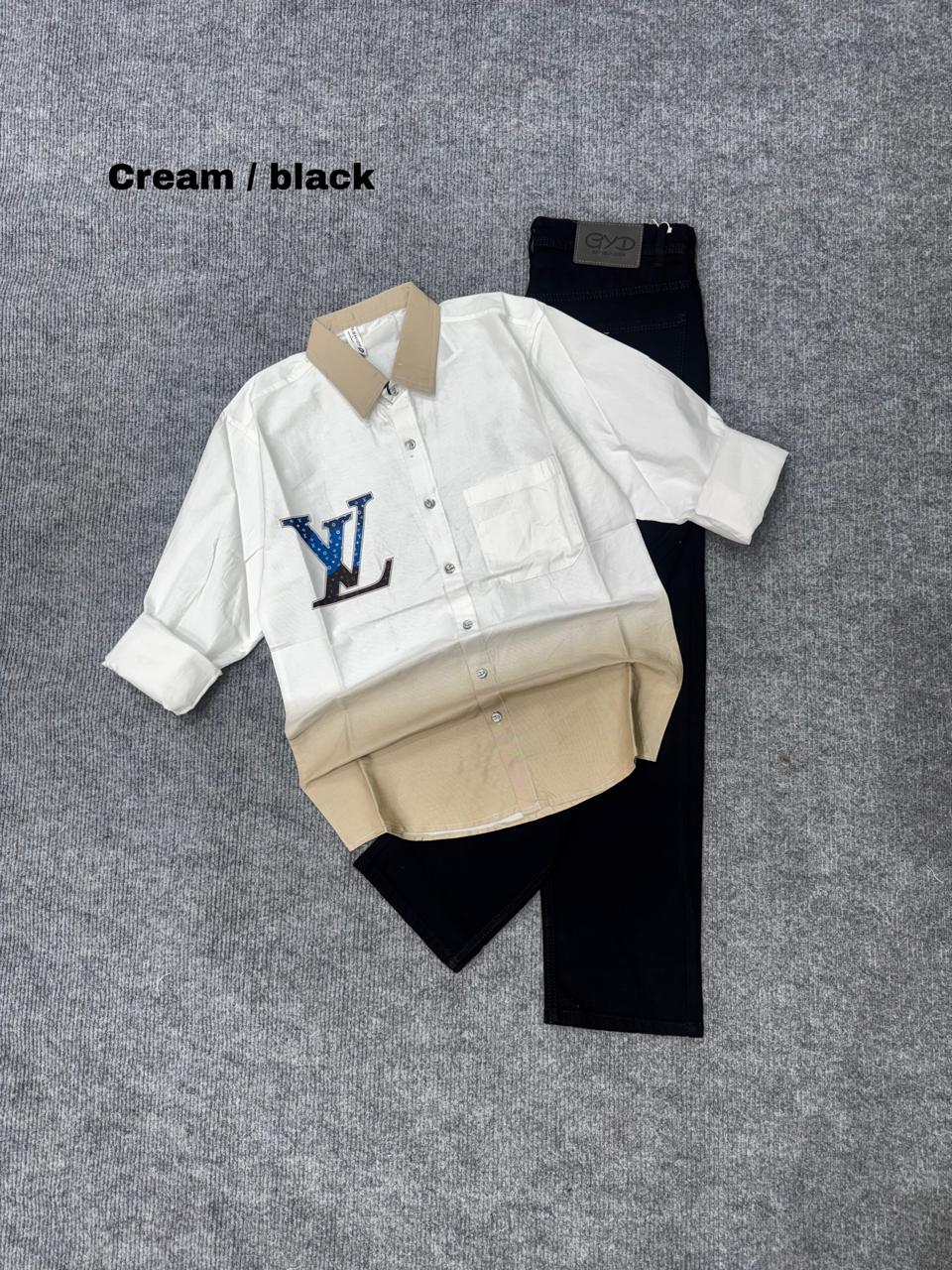 Fusion Fade Shirt & Denim Combo