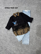 Fusion Fade Shirt & Denim Combo