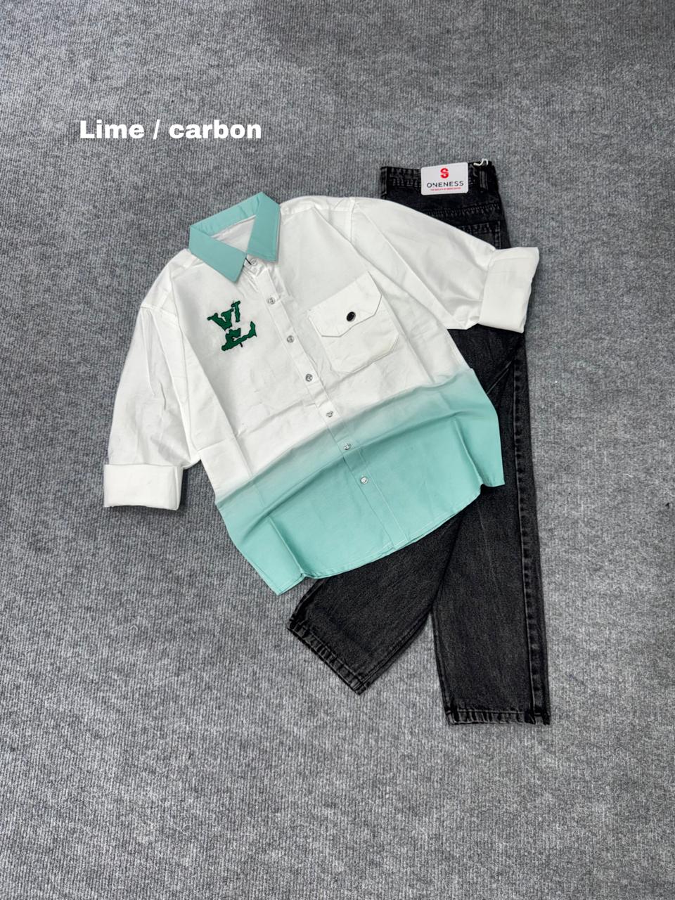 Fusion Fade Shirt & Denim Combo