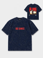 BIG DAWGS Acid Wash Oversized T-Shirt