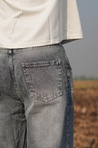 Graphite Blue – Straight Fit Jeans