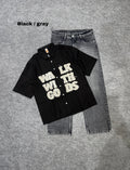 Boxy Lose Outfit Shirt & Denim Combo